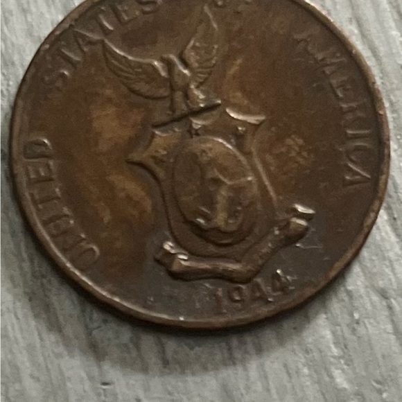 1944-S rare Philippines 1 centavo coin - Picture 6 of 10